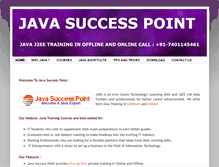 Tablet Screenshot of javaspoint.com